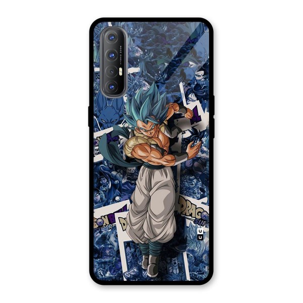 Gogeta Stance Glass Back Case for Oppo Reno3 Pro