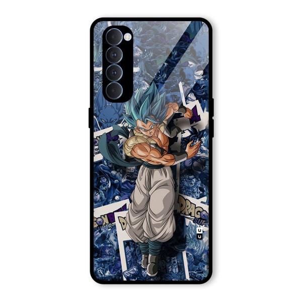 Gogeta Stance Glass Back Case for Oppo Reno4 Pro