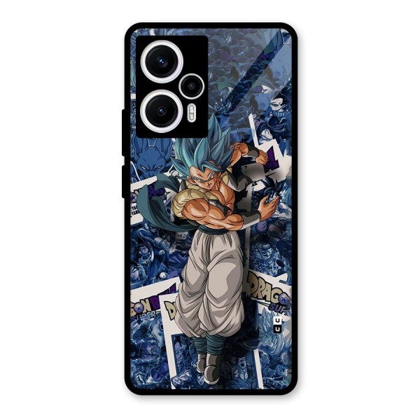 Gogeta Stance Glass Back Case for Poco F5