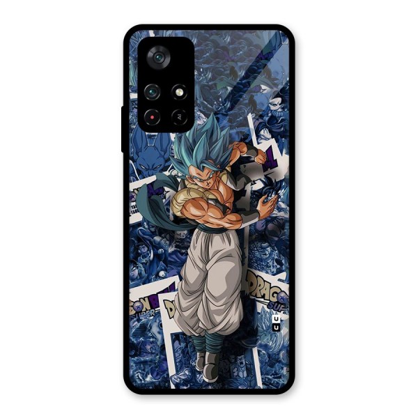 Gogeta Stance Glass Back Case for Poco M4 Pro 5G