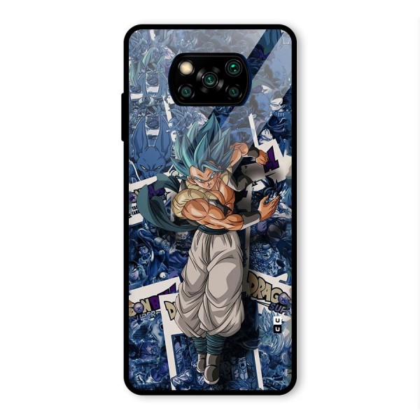 Gogeta Stance Glass Back Case for Poco X3 Pro