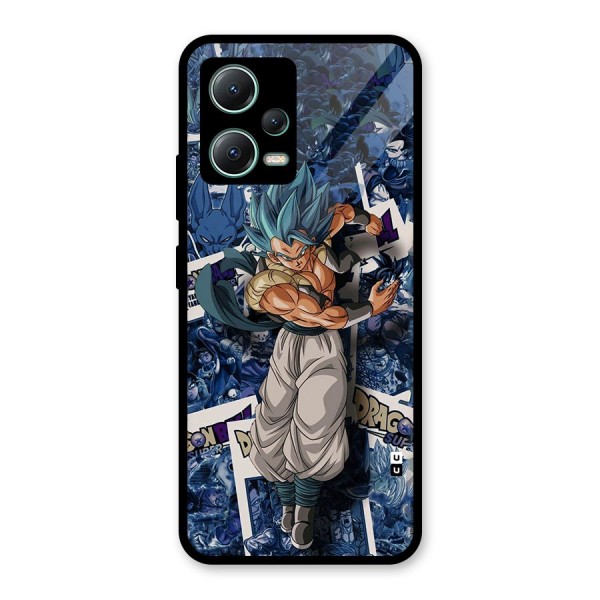 Gogeta Stance Glass Back Case for Poco X5