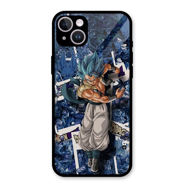 Gogeta Stance Glass Back Case for iPhone 14 Plus