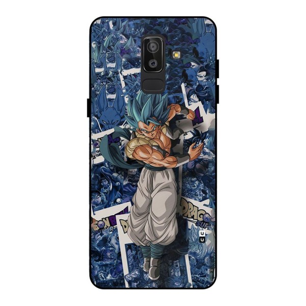 Gogeta Stance Metal Back Case for Galaxy J8