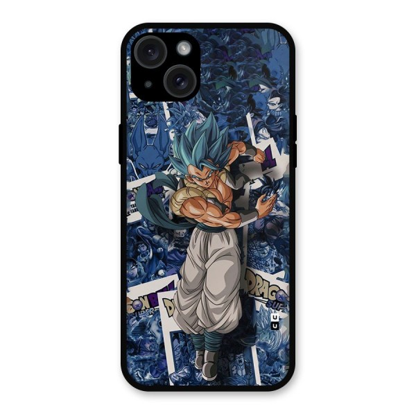 Gogeta Stance Metal Back Case for iPhone 15 Plus