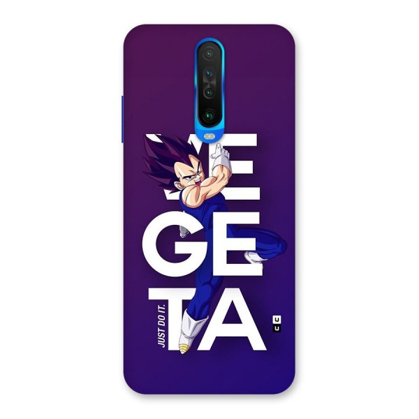 Gogeta Stance Typo Back Case for Poco X2