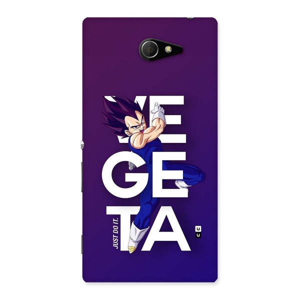 Gogeta Stance Typo Back Case for Xperia M2