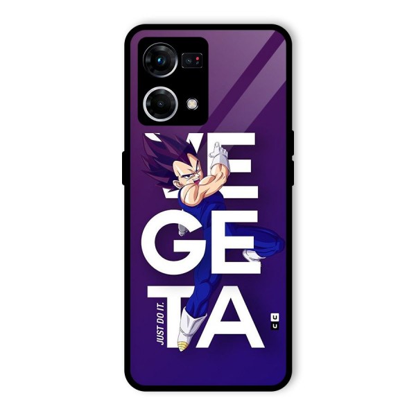 Gogeta Stance Typo Glass Back Case for Oppo F21 Pro 4G