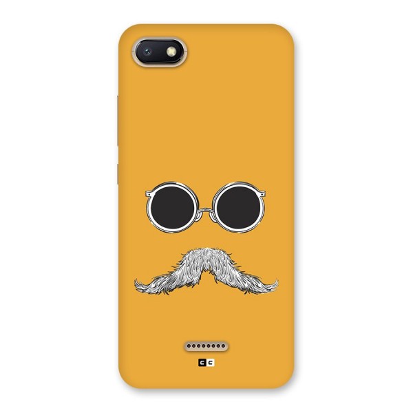 Goggle Man Back Case for Redmi 6A