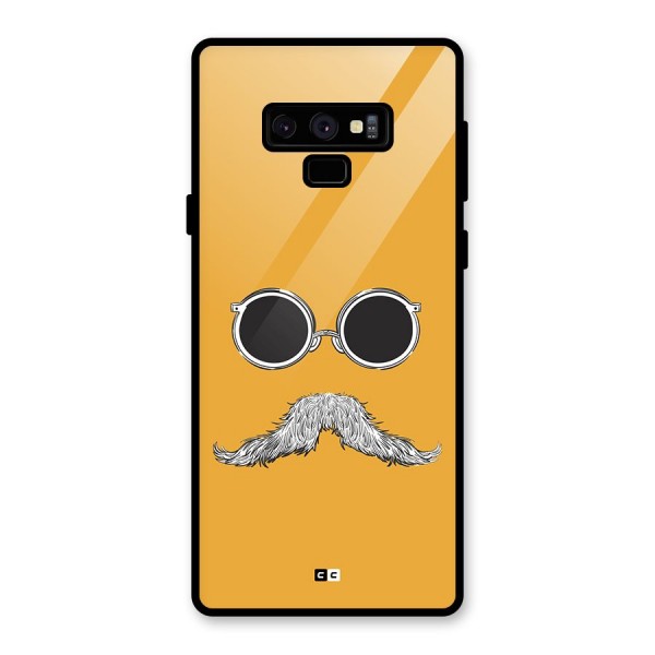 Goggle Man Glass Back Case for Galaxy Note 9