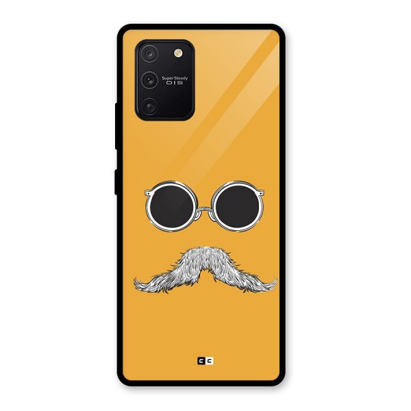 Goggle Man Glass Back Case for Galaxy S10 Lite