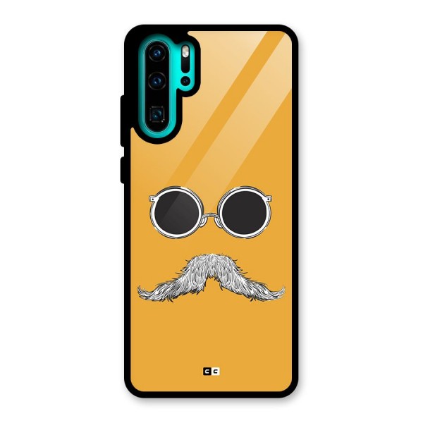 Goggle Man Glass Back Case for Huawei P30 Pro