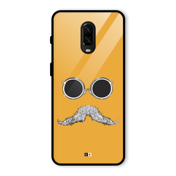 Goggle Man Glass Back Case for OnePlus 6T