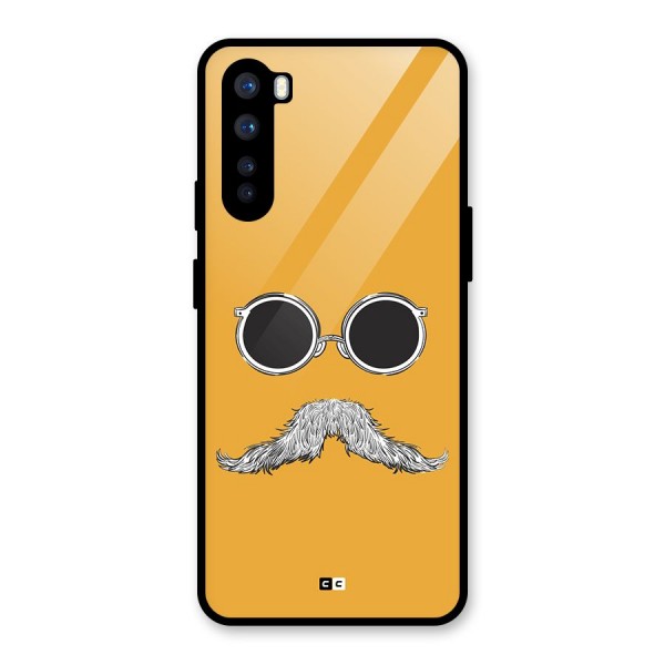 Goggle Man Glass Back Case for OnePlus Nord