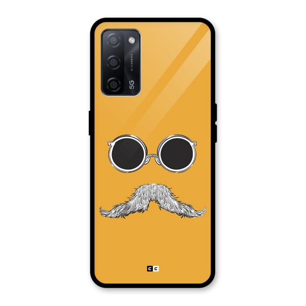 Goggle Man Glass Back Case for Oppo A53s 5G