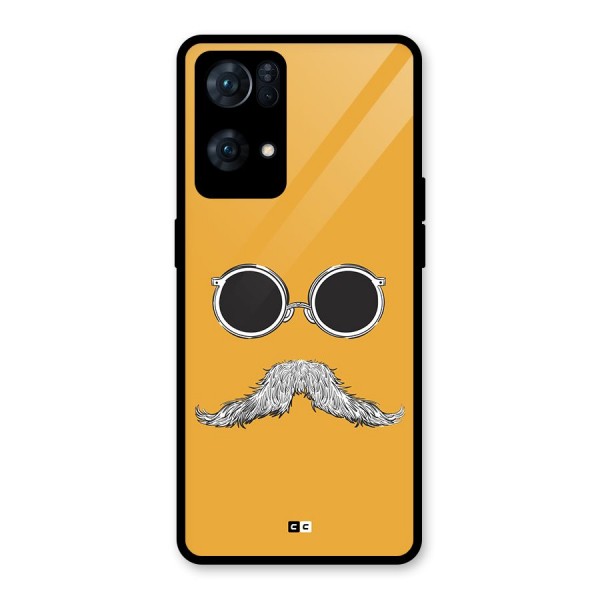 Goggle Man Glass Back Case for Oppo Reno7 Pro 5G