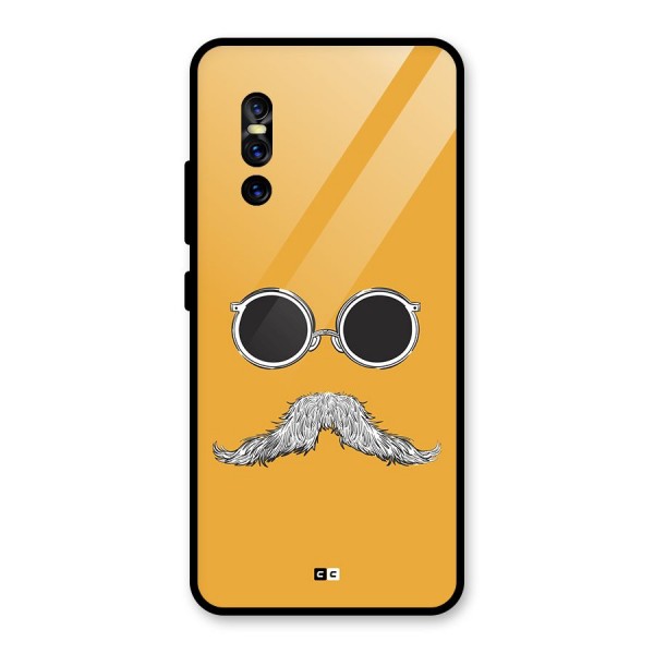 Goggle Man Glass Back Case for Vivo V15 Pro