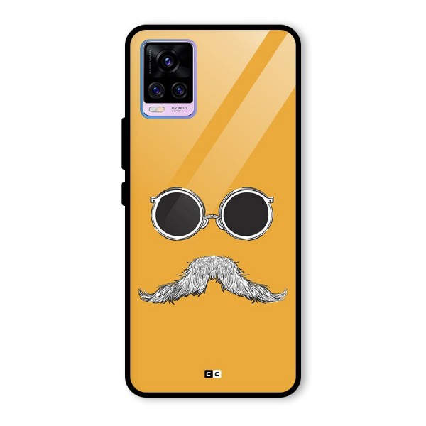 Goggle Man Glass Back Case for Vivo V20 Pro