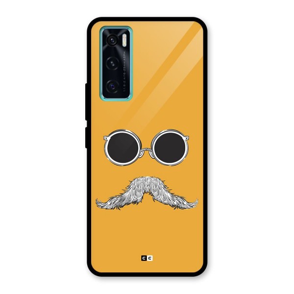 Goggle Man Glass Back Case for Vivo V20 SE