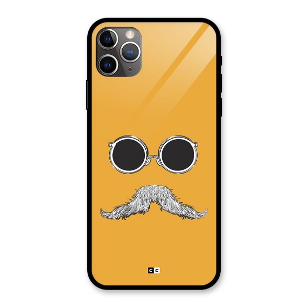 Goggle Man Glass Back Case for iPhone 11 Pro Max