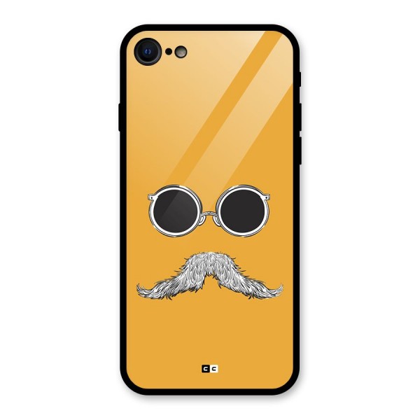 Goggle Man Glass Back Case for iPhone 8