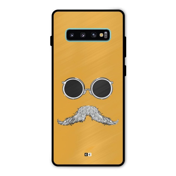 Goggle Man Metal Back Case for Galaxy S10 Plus