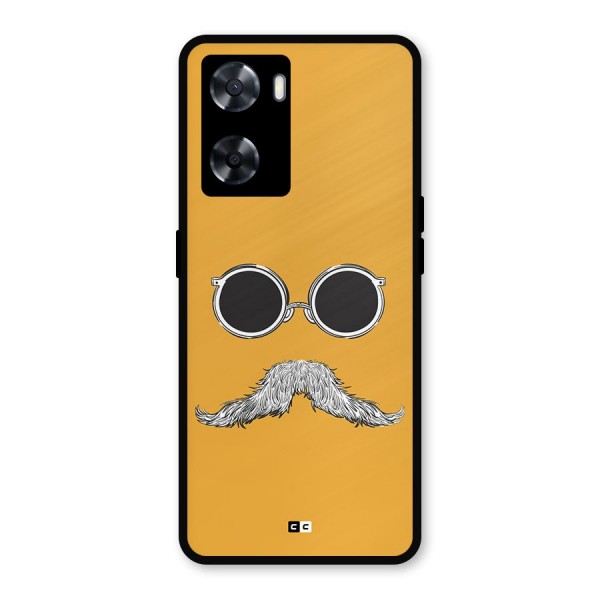 Goggle Man Metal Back Case for Oppo A77