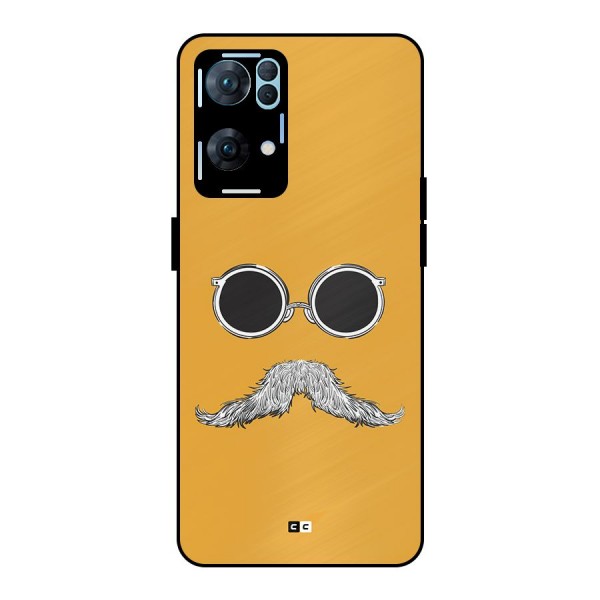 Goggle Man Metal Back Case for Oppo Reno7 Pro 5G