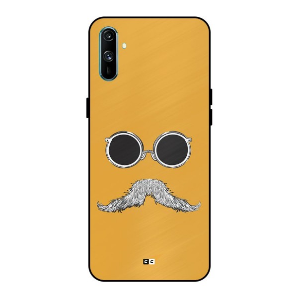 Goggle Man Metal Back Case for Realme C3