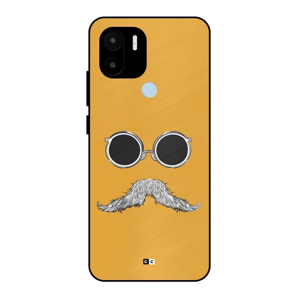 Goggle Man Metal Back Case for Redmi A1 Plus