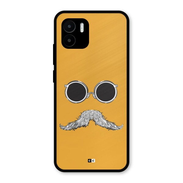 Goggle Man Metal Back Case for Redmi A2