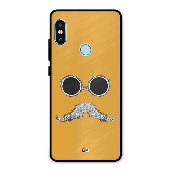 Goggle Man Metal Back Case for Redmi Note 5 Pro