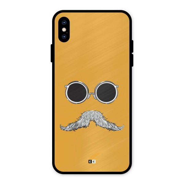 Goggle Man Metal Back Case for iPhone XS Max