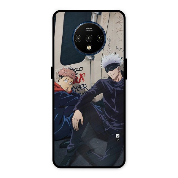 Gojo Itadori Travel Metal Back Case for OnePlus 7T