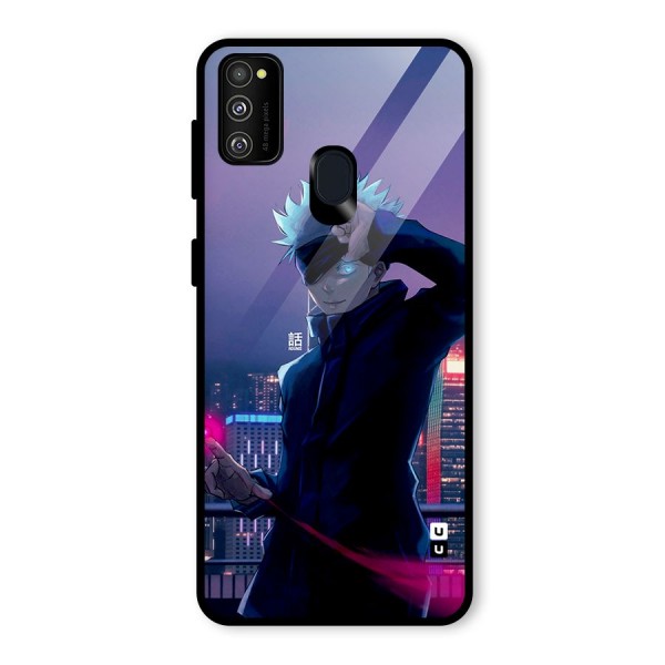 Gojo Looks Glass Back Case for Galaxy M21