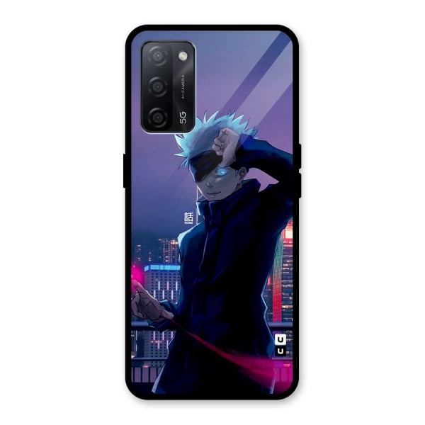 Gojo Looks Glass Back Case for Oppo A53s 5G