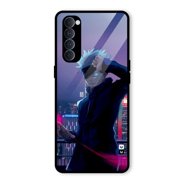 Gojo Looks Glass Back Case for Oppo Reno4 Pro