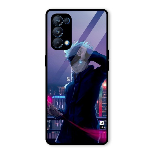 Gojo Looks Glass Back Case for Oppo Reno5 Pro 5G