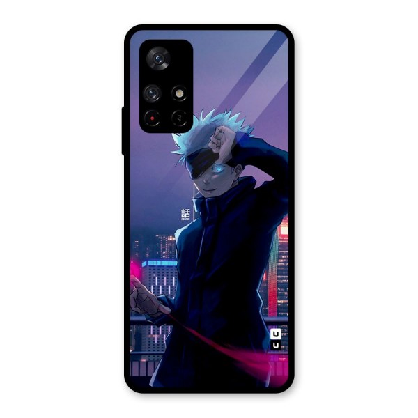 Gojo Looks Glass Back Case for Redmi Note 11T 5G