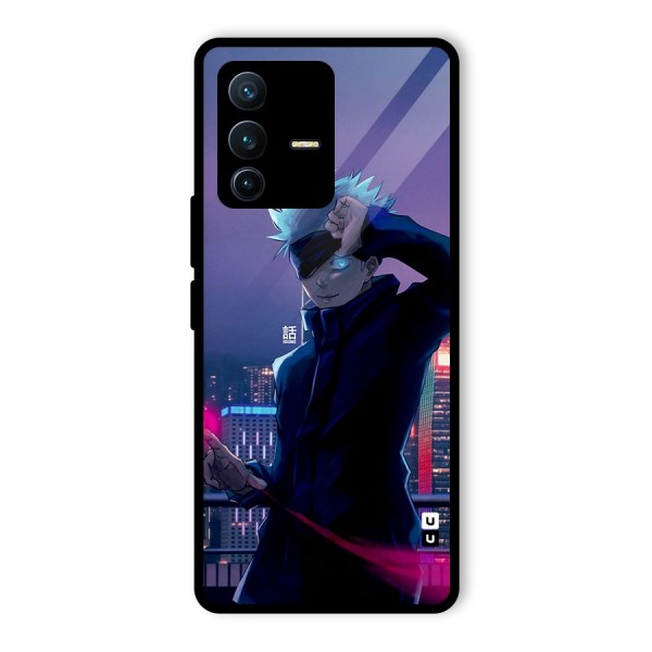 Gojo Looks Glass Back Case for Vivo V23 Pro