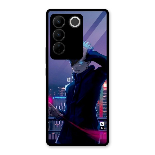 Gojo Looks Glass Back Case for Vivo V27 Pro