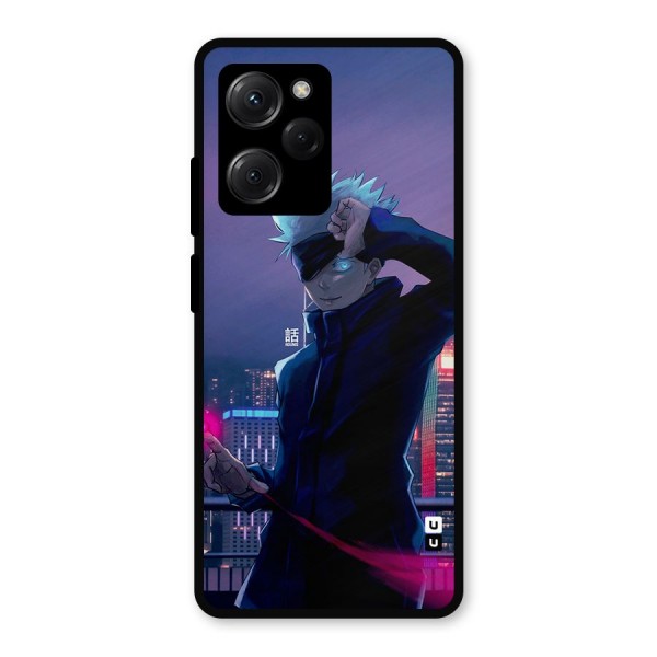 Gojo Looks Metal Back Case for Poco X5 Pro