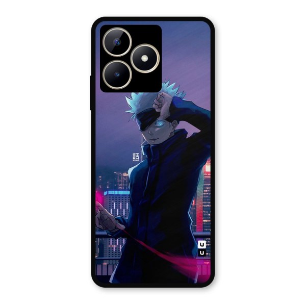 Gojo Looks Metal Back Case for Realme Narzo N53