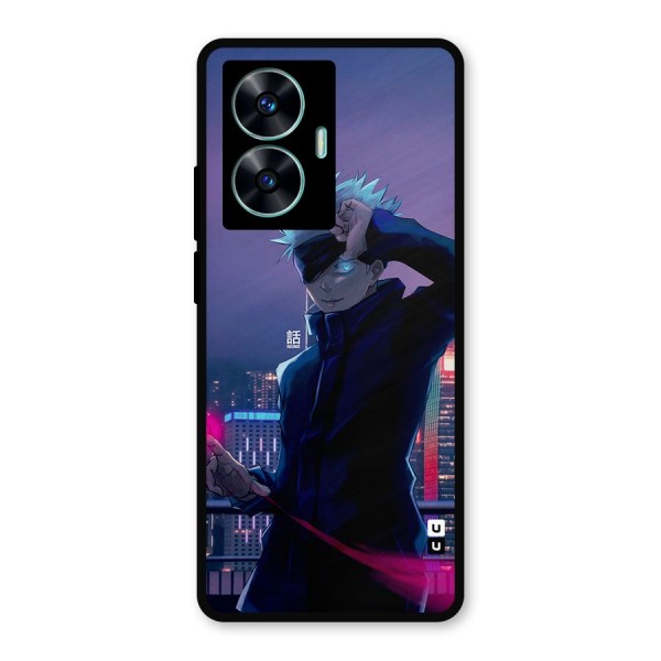 Gojo Looks Metal Back Case for Realme Narzo N55