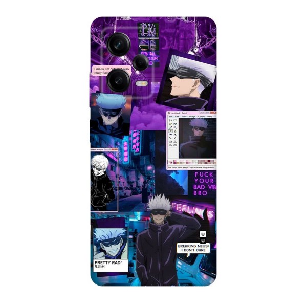 Gojo Quotes Bundle Back Case for Redmi Note 12 Pro