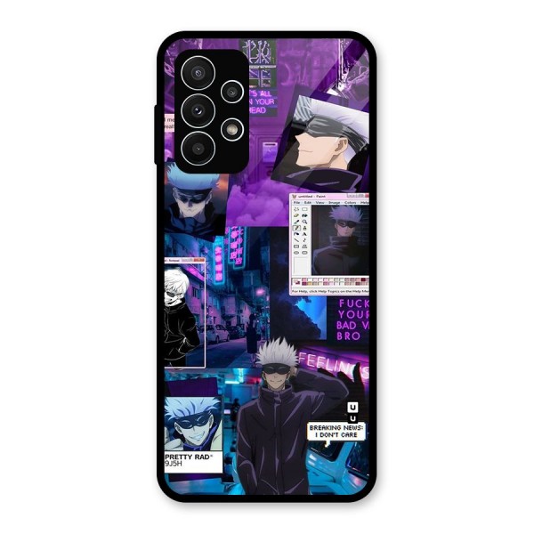 Gojo Quotes Bundle Glass Back Case for Galaxy A23