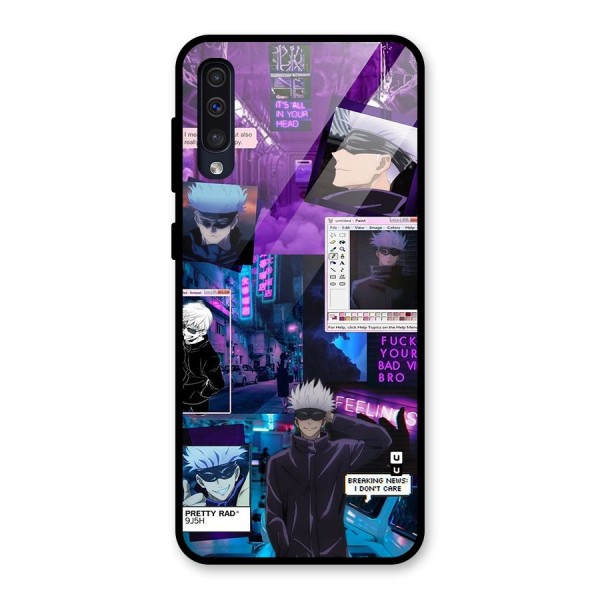 Gojo Quotes Bundle Glass Back Case for Galaxy A50