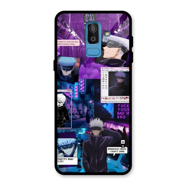 Gojo Quotes Bundle Glass Back Case for Galaxy J8