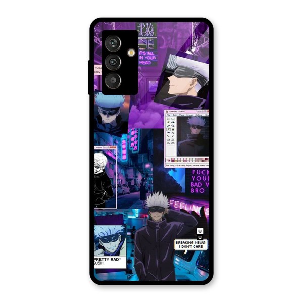 Gojo Quotes Bundle Glass Back Case for Galaxy M13