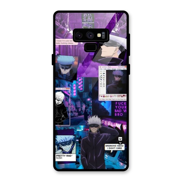 Gojo Quotes Bundle Glass Back Case for Galaxy Note 9